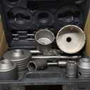 DAIMIT 20PCS Concrete Hole Saw Kits with 3 Drill Bits and SDS Plus & Max Shank, Hole Saw Tool Set for Concrete Cement Brick Stone Wall Drilling, Kit Size 30 40 50 65 80 100 110MM