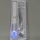 Plaque Remover for Teeth, Electric Tooth Cleaner Tartar Remover for Teeth with LED Light,4 Modes Rechargeable Teeth Cleaning Kit with Dental Tools, 2 Replaceable Heads (White A)