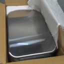 2.6 Gallon Slim Bathroom Can with Soft Close Lid, 10L Stainless Steel Garbage Can with Removable Liner , for Narrow Spaces, Bathroom, Bedroom (Silver)