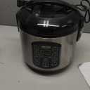 AROMA Professional Digital Rice Cooker, Multicooker, 4-Cup (Uncooked) / 8-Cup (Cooked), Steamer, Slow Cooker, Oatmeal Cooker, STS, Auto Keep Warm, 2 Qt, Stainless Steel Exterior, ARC-954SBD