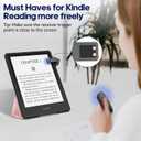 DATAFY Remote Control Page Turner for Kindle Paperwhite Oasis Kobo eReaders, Camera Camcorder Remote Controls, Page Turner Clicker for ipad Tablets Reading Novels with Wrist Strap Storage Bag