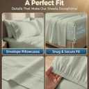 LANE LINEN 100% Cotton Sheets Full Size Set - Highly Durable 600 Thread Count Sateen Weave - Hotel Quality Bedding for A Relaxing Finish to Your Day - Securely Fits Matresses Upto 15'' Deep - Mineral