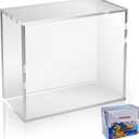 Elite Trainer Box Acrylic Case Extra Thick ETB Protector Case for Elite Trainer Boxes Compatible with PKMN, Magnetic Lid, UV Resistant, Stackable Display Storage