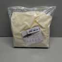 Obstal Fitted Round Table Cloth, Reversible Waterproof Stain Resistant Elastic Stretch Tablecloth, Wipe Clean Table Cover for Outdoor/Indoor Use, Fits Round Tables up to 40" - 44" Diameter, Cream