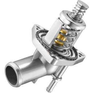 BDFHYK 902-2090 Upgrade Aluminium Coolant Thermostat Housing Assembly Compatible with Escalade ESV Silverado Suburban Tahoe Sierra Yukon 4.3L 5.3L 6.2L Replace 12674639 15-11125