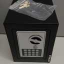 Fireproof Safety Box, 0.23 Cu ft Safes for Home Use Fire and Water Proof, Black Personal Safe with Fireproof Bag, Wall-Mounted Hidden Safe for Cash, Jewelry & Documents, Ideal Gift