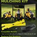 HQPASFY 19A30046100 Mulching Kit Compatible with 42" Deck CubCadet XT1-LT42 XT1-LT42B XT1-LT42E ZT1-42 ZT1-42E Zero Turn Mower Replaces 19A30046066, 19A30046791, 19A30046GFP, 19A30046OEM