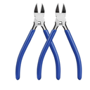 Wire Cutters 2 Pack 6 Inch Wire Cutters Set Spring Loaded Wire Snips Diagonal Cutting Pliers Dikes Precision Wire Clippers Small Flush Cutter for Cutting Wires, Electronics, Cables, Jewelry