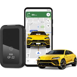 KF Premium Mini GPS Tracker for Vehicles, Pets & Luggage  Real Time Hidden Magnetic Car Tracker Device  Wireless GPS Locator with Voice Recording & Easy Setup