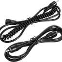 Mellbree Heated Shield Cord, Snowmobile Electric Helmet Heated Face Shield Cord Kit