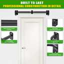 SELEWARE Heavy Duty Wall Mount Pull Up Bar, Joist Mount Chin Up Bar for Doorway, Sturdy Steel Construction, w/Resistance Band Hooks, Fits 32"/36" Wall Studs for Home Gym Strength Training