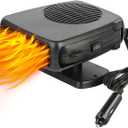 12V Portable Car Heater & Defroster - 150W, Plugs into Cigarette Lighter, 2-in-1 Heating & Cooling for Quick Anti-Fog Warmth