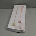 deaunbr LED Reading Light with Clip, Desk Lamp 48 LEDs 2600mAh Battery USB Rechargeable Book Lights Stepless Adjustable Brightness Eye Protection Table Lamps for Bed Headboard, Home, Office, White