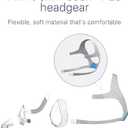 AUARIWN 2 Pack CPAP Headgear for Resmed AirFit N20 with Magnetic Clips, Replacement Headgear Straps Compatible with Resmed Aritouch Mask N20 - Soft Plush Straps for Optimal Fit & Flexibility (Large)