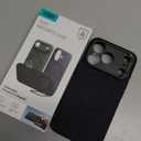 ESR Silicone Case for iPhone 17 Pro, Built-in Camera Stash Stand Compatible with MagSafe, Military-Grade Drop Protection Magnetic Phone Case for iPhone 17 Pro, Cloud Series, Black