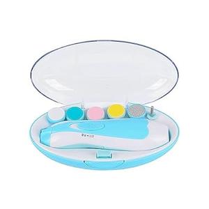 Baby Nail Trimmer Electric,Nail Clippers File for Baby No Sharp Claws Hurt, 6 in 1 with Light Safety Cutter for Newborn Infant Toddler Kids Toes and Fingernails Care 