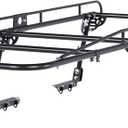 ALMULOO Adjustabl Truck Ladder Rack 60" W x 138" L x 34" H Universal Truck Pickup Bed Contractor Rack Heavy Duty Steel Lumber Utility Kayak Rack 1000lbs