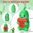 2 x Retirement Gifts for Women Men - Inspirational Thank You Appreciation Gifts for Coworker Boss Teacher Mentor Nurse, Hand-Painted Resin Pickle Figurine - Cute Office Desk Pickle Decor
