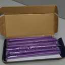NIKY 10 inch Taper Candles Set of 12 Unscented Dripless Candlesticks 8 Hours Long Burning for Home Decoration Wedding Parties and Special Occasion Purple