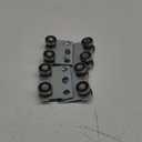 4 Wheel Trolley Assembly Roller Bearing Trolley Assembly for Use with 1-5/8" Wide and All1-5/8 Taller Strut Channel (4pc)