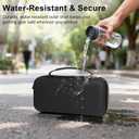 JOYLINK Carrying Case for Nintendo Switch 2, Protective Hard Shell Portable Travel Case for Switch 2(Dual EVA), with Joystick Protection, Game Cards Slots & Zipper Mesh Pocket for Console Accessories (Black)