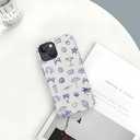 Compatible with iPhone 14 Plus,Anti-Scratch Frosted Case Cover,Blue Coastal Food Sea Summer