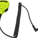 Handheld Walkie Talkie Microphone IP67 Waterproof Mic Remote Speaker Shoulder Microphone Compatible with Motorola Talkabout t465 t6500 t600 t475 t470 605 t800 472 Series Radio (Green)
