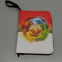 Trading Card Binder for TCG Cards, 4-Pocket Portable Card Collector Ablum Holder Book Fits 400 Cards with 50 Removable Sleeve, Waterproof Card Binder Display Storage Carrying Cases -4 Color