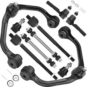 Front Suspension Upper Control Arms with Ball Joint Kit for Ford Ranger (RWD) Mazda B2300 B2500 B3000 B4000 (1-Piece Design with Coil Spring Front Suspension Only) -10pc