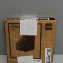 deli Mesh Magazine File Holder, Desk Organizer File Folder Document Rack for Office Organization and Storage, 3 Vertical Compartments, Black