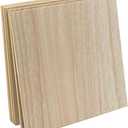 6 Pack MDF Wood Boards 10"x10"-1/4th inch Thick Wooden Planks, Double Sided Veneered MDF Sheet for Homemade DIY Crafts