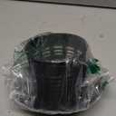 4" Black Round Chimney Cap with Cone Top Stainless Steel Fireplace Chimney Cover Rain Caps for Outside