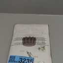 Biscaynebay Textured Fabric Tablecloths Round 60", Brown Water Resistant Table Cloth Small Circle Folding Table Covers for Dining, Kitchen, Wedding & Parties etc. Machine Washable