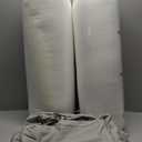 Two White Pillows&Gray Sheets
