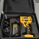 AUTDER Cordless Tire Inflator, 180PSI Portable Air Compressor with 21V Rechargeable Battery & 12V DC Car Adapter, Fast Inflation Digital Pump for Cars, Motorcycles, Bikes & Sports Balls - Yellow