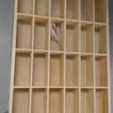 Stylish Wood Toy Cars Display Case with Removable Shelves, Wall-Mountable Organizer for Toy Cars and Matchbox Cars, Includes Hanging Screws (Wood-30 Slots)