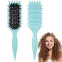 Curl Defining Brush,Candybrush for Curl Hair Wet,Shaping & Defining Curls for Women (Green)