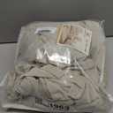 H.VERSAILTEX Rich Polyester Spandex Blend 2 Piece Cover Chair Slipcover Sofa Cover Furniture Protector Couch Soft with Elastic Bottom Chair Couch Cover with Arms Width Up to 49 Inch(Chair, Oatmeal)