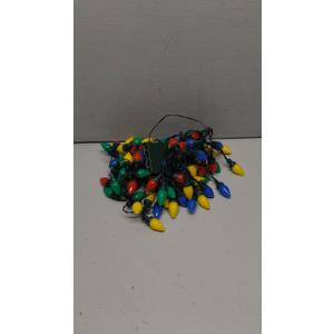 C7 100 LED Battery Operated Christmas Lights,Battery Powered Waterproof Bulbs,34FT 8 Modes with Auto On/Off Time for Xmas Tree Garden Patio Indoor Outdoor Christmas Decor(Multicolor)