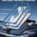 FNTCASE for Samsung Galaxy S26 Case: with [Built-in Screen Protector & Kickstand] [2 Front Frames] [Military-Grade Drop Protection] Heavy Duty Shockproof Rugged Case Full Body Protective Cover Blue