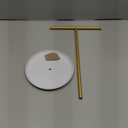 Gold Necklace Organizer Stand with Storage Tray - 12.6" Tall T-Shaped Jewelry Holder Stand for Bracelets, Earrings, Rings | Stylish Home & Vanity Dcor for Women.