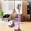 VIAFLY Cordless Vacuum Cleaner, 500W 40Kpa 60Mins Vacuum Cleaners for Home, Self-Standing Stick Vacuum with LDE Display, Wall Mount Charging, Anti-Tangle Wireless Vacuum for Carpet Pet Hair Hardfloor