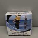 VBSD Adjustable Weighted Vest for Women Men 20-32lb Vest with 6 Ironsand Weights Body Weight Vest with Reflective Strip for Running Walking Strength Training Workouts