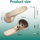 Repalcement Shower Handle, Compatible for 1300/1400 Series Tub Faucet for Delta, H79 Single Metal Lever Handle Kit, Champagne Bronze