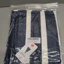 ZESICA Womens Casual Striped Wide Leg Pants Elastic Waist Drawstring Knit Loose Soft Pajama Lounge Pants Fall Clothes (M)