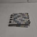 Peel and Stick Brick Backsplash for Kitchen,Back Splash for Bathrooms Walls Tiles Waterproof(10sheets,Blue Gray)