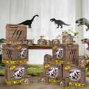 2 x 18 Pcs Dinosaur Birthday Decorations, Two Sizes of Dinosaur Party Decoration Boxes, Perfect as Party Favors to Add Jurassic Park Vibes and Fun to Your Celebration