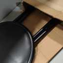 Folding Stool - Portable Backless 24-Inch Stool with 225lb Capacity, Single