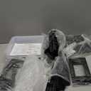 BYCY 4-Drawer Clear Stacking Desktop Organizer for Office Supplies Small Business Organization, Stackable Storage Drawers Plastic Storage Bins For Kitchen Cabinets, Pantry, Home Organization (Black)