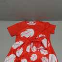 Girls Cartoon Dress Hawaiian T-Shirt Tulle Tutu Skirt with Bag Halloween Party Outfit, 4-6Y